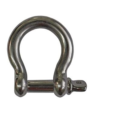 Imagem de MarineNow manilha de arco de aço inoxidável para âncora, reboque, recuperação off-road (14 mm, pacote com 01)