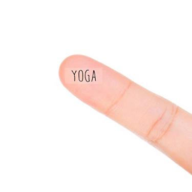 Imagem de Adesivos de agenda de Yoga Magjuche, 120 etiquetas de lembrete transparentes, adesivos de scrapbook