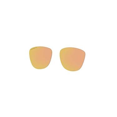Imagem de Oakley Frogskins Lentes quadradas de reposição para óculos de sol, Ouro rosa polarizado, 53 mm