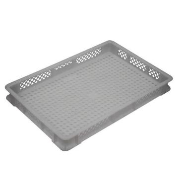 Imagem de Bandeja Plastica Vazada Empilhável Pead - Esfirra Massas