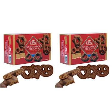 Imagem de Kit 2 Caixas Pão De Mel Alemão Lambertz Coberto Chocolate