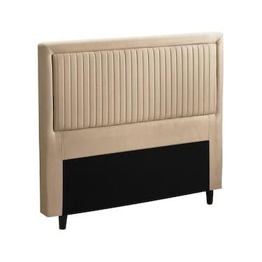 Imagem de Cabeceira para Cama Casal Dobuê Berlim em Tecido Velopus