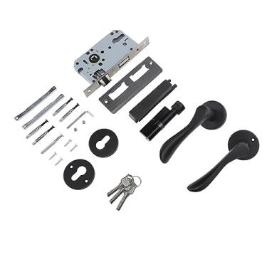 Imagem de Alavanca de Passagem da Porta, Acessórios para Fechadura de Porta, Fechadura Dividida de Ferro para Fechadura de Porta, Quarto, Maçanetas de Ferro