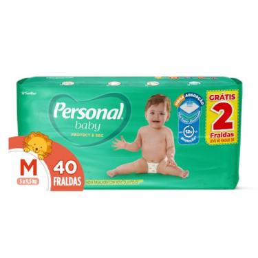 Imagem de Fralda Infantil Personal Baby Protect e Sec M Mega 9x40pads Leve 40 pague 38 Unidades