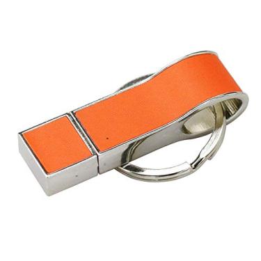 Imagem de Chaveiro laranja de 8 GB modelo PenDrive Memory Stick USB Flash Drive USB Pen Drive USB Flash Card U Disk USB Stick U Disk