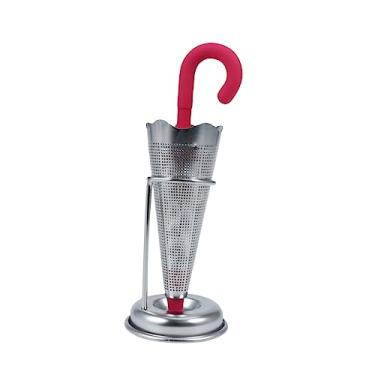 Imagem de HEMOTON Infusor De Chá Para Chá De Folhas Soltas Coador De Chá De Metal Saquinhos De Chá a Granel Bola De Tempero Guarda-chuvas a Granel Acessórios De Chá Quente Filtro Difusor Malha