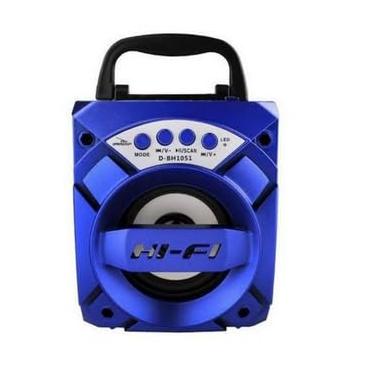 Imagem de Caixa Caixinha De Som Bluetooth Pendrive MP3 USB Barato azul