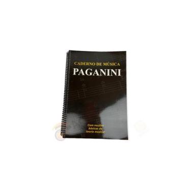 Imagem de Paganini Caderno De Música Pautado 100 Folhas Pcm050d
