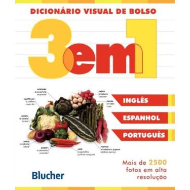 Imagem de Dicionário Visual De Bolso 3 Em 1 - Inglês, Espanhol, Português