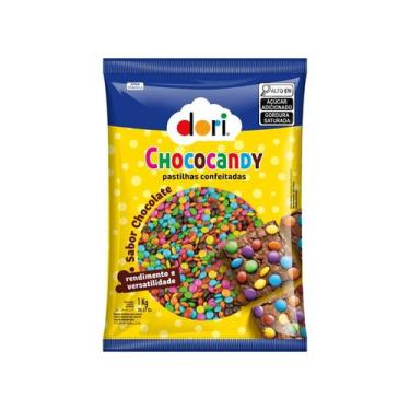 Imagem de Confeito Chocolate Chococandy Colorido 1Kg - Dori Alimentos