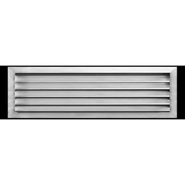 Imagem de HVAC Premium 81 cm L x 30,5 cm A - Ventilação externa de alumínio para paredes e rastejamento - Grade de ar resistente ao clima com tela de tela - [Dimensões externas 85 cm L x 34 cm A]