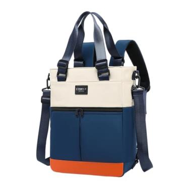 Imagem de BASICPOWER Mochila conversível, bolsa para laptop, mochila para trabalho, enfermeira, professora, viagem, mulheres, A - azul, Mochilas Tote