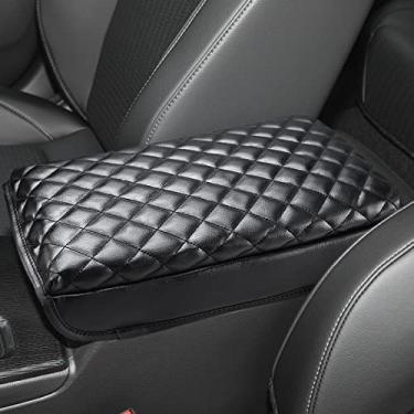 Imagem de INTGET Capa de apoio de braço para console central de carro para Honda Civic 2022-2025 Sedan Hatchback, couro interior, preto
