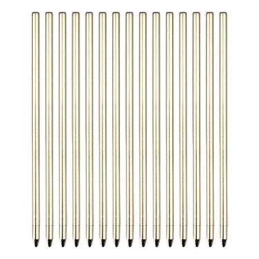 Imagem de Caneta multicolorida SMTTW 4-em-1 – Caneta esferográfica preta, caneta esferográfica azul, caneta esferográfica vermelha e caneta de lápis mecânica de 0,7 mm com caixa de metal multifuncional para , 5 pack