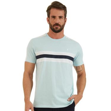 Imagem de Camiseta Nautica Masculina Grosgrain Chest Sash Azul Claro-Masculino