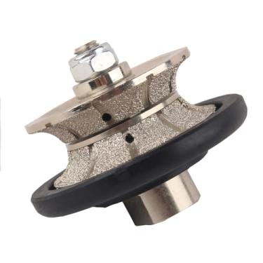 Imagem de V20 (3/10.2 cm) 20 mm Full Bullnose Diamond Hand Profiler/Router Bits com rosca 5/8-11 para bancada de granito (V20 (3/10.2 cm)