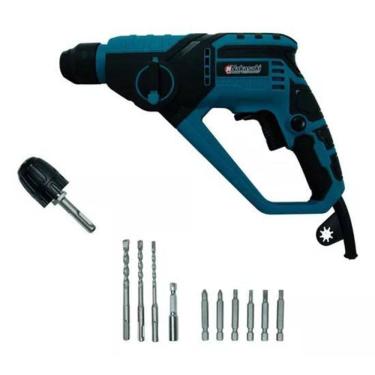 Imagem de Martelete furadeira e parafusadeira 1.000w profissional 12pc