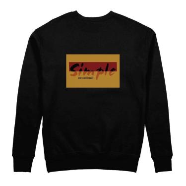 Imagem de Casaco de Moletom Gola Careca Sem Capuz Sem Bolso Confortavel Estampado Academia Treino Dia a Dia