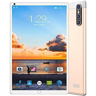 Imagem de Tablet Android De 8 Polegadas, Processador Octa-Core De 1,5 GHz, 8 GB De RAM, 128 GB De Armazenamento, 1280 X 800 IPS, Wi-Fi, Câmera De 2 MP, Capacidade Da Bateria De 8800 MAh, Bluetooth, GPS,Dour