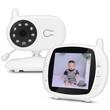 Imagem de Monitor para bebê de 3,5 Polegadas Sem Fio Smart Baby Monitor Câmera de Segurança Visão Noturna Intercomunicador Bidirecional Com Monitoramento de Temperatura 110-240V (monitor