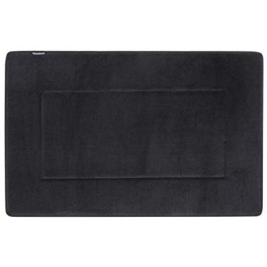 Imagem de FABBRICA HOME Tapete de banho ultramacio extragrosso com espuma viscoelástica (53 x 86 cm, preto)
