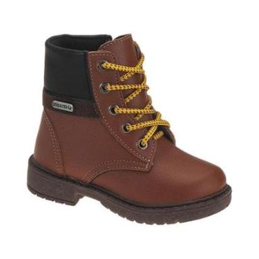 Imagem de Bota Coturno Infantil Street Caramelo Unipasso 107-02-114-Masculino
