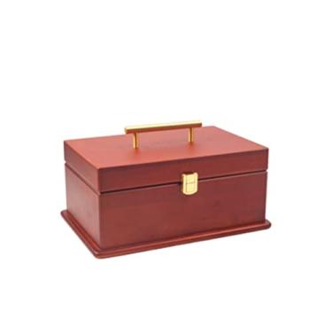 Imagem de Organizador de jóias caixa de jóias de madeira maciça caixa de jóias de madeira high-end caixa de armazenamento de jóias caso de jóias armazenamento de exibição de jóias/279