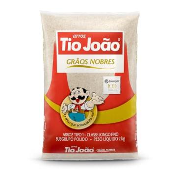 Imagem de Arroz Branco Tio João Grãos Nobres - 2kg