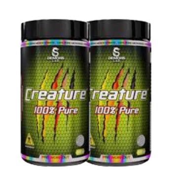 Imagem de 2X CREATINA MONOHIDRATADA CREATURE 300G DEMONS LAB-Unissex
