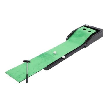 Imagem de Taco de Tacos de Golfe de Mesa, Treinador Com Faixas de Retorno Automático, Base de Borracha, Conjunto de Prática de Colocação de Bola para Uso Em Escritório Doméstico