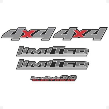 Imagem de Kit Adesivos Compatível C/ Ranger Limited 3.0 2007/ Cromado - SPORTINO