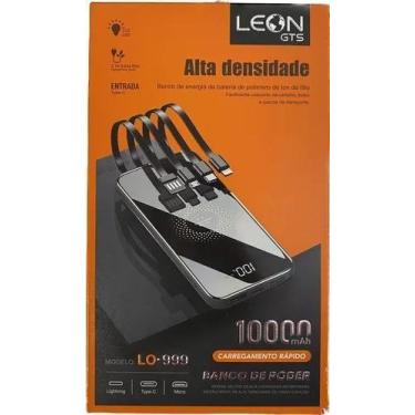 Imagem de Carregador de bateria Para Celular portátil 10000mah - Leon