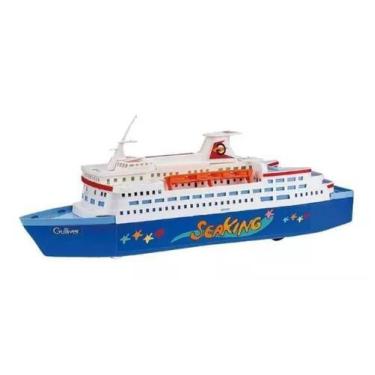 Imagem de Navio Transatlântico Gulliver Embarcação Miniatura Brinquedo