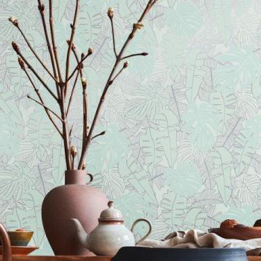 Imagem de Papel de Parede House of Turnowsky Floral Verde 389054 - AS CREATION