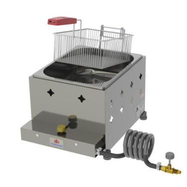 Imagem de Fritadeira a Gás Progás 5 Litros com Cuba Gastronômica PR-10G GN
