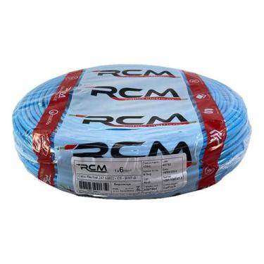 Imagem de Cabo Flexível 6,00MM 750V Azul Rolo Com 100M RCM