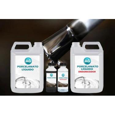 Imagem de Kit Porcelanato Líquido + Primer M - Preparo e Acabamento - Resinas Ag