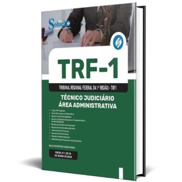 Imagem de Apostila Trf1 2024 - Técnico Judiciário Área Administrativa - Editora 