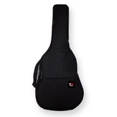 Imagem de Capa Bag Case Violão Flat Acolchoada Impermeável Semi Luxo - Bonga