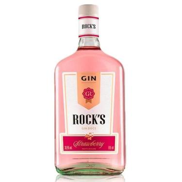 Imagem de Gin Doce Strawberry Rock'S 1L Garrafa - Fante, Rosa, 1l, 1l, Gin, Doce