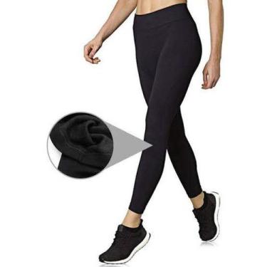 Imagem de Calça Legging Fitness Montaria Peluciado Inverno - WLS Modas, G, Preto