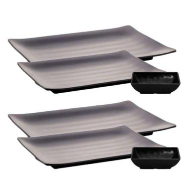 Imagem de Aparelho de Jantar Oriental 6 Peças Melamina Tóquio - Lyor