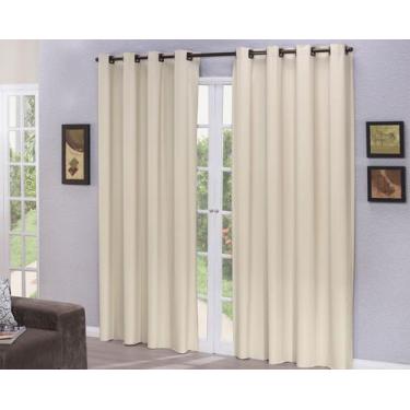 Imagem de Cortina Blackout Bloqueia Luz 2,80 X 2,30 Mts Janela Blindex - Brenda 