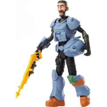 Imagem de Mattel Disney Pixar Lightyear Junior Zap Patrol Mo Morrison Authentic Action Figure 5 Inch Scale, 10 Posable Joints, Shooter & Helmet, Collector Toy 4 Years & Up