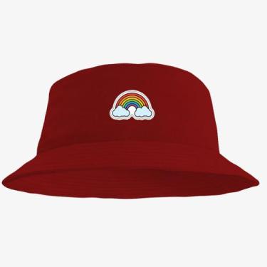 Imagem de Boné Chapéu Bucket Hat Estampado Arco Iris - MP Moda Masculina, Único,