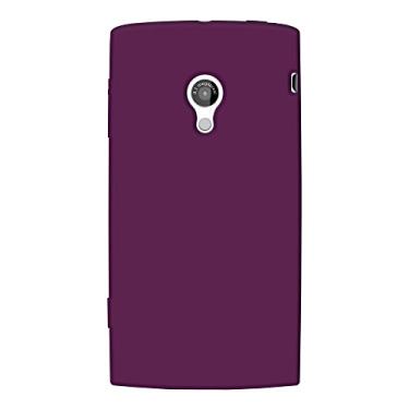 Imagem de Amzer Capa de silicone Jelly para Sony Ericsson Xperia X10 - Roxo