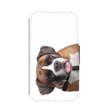 Imagem de Rikki Knight Capa tipo carteira flip para Galaxy S3 com design de cachorro boxer para Galaxy S3