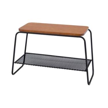 Imagem de Mesa Lateral Letti Banco Sapateira Industrial Elegante - Studio Metal 