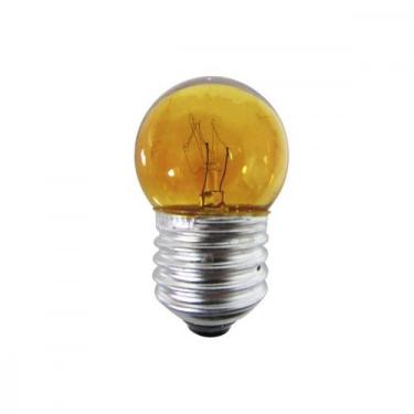 Imagem de Lampada Bolinha Brasfort 07Wx220V Ambar 8472 - Kit C/25, 220V, 90 dias