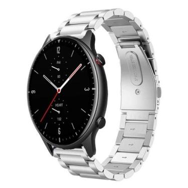 Imagem de Pulseiras premium em aço inoxidável 3 elos Nsmart compatíveis com GTR 